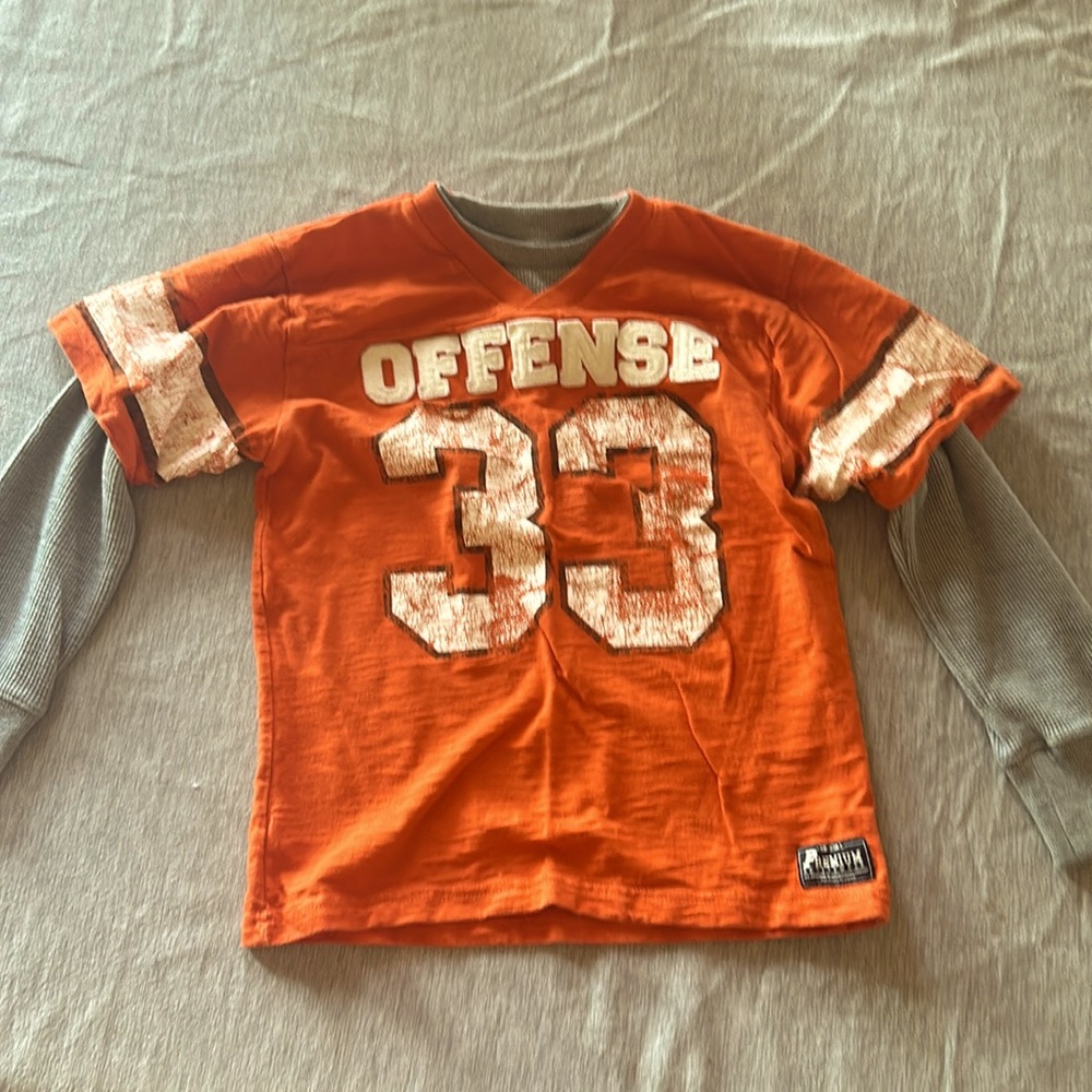 Boys long sleeve football shirt